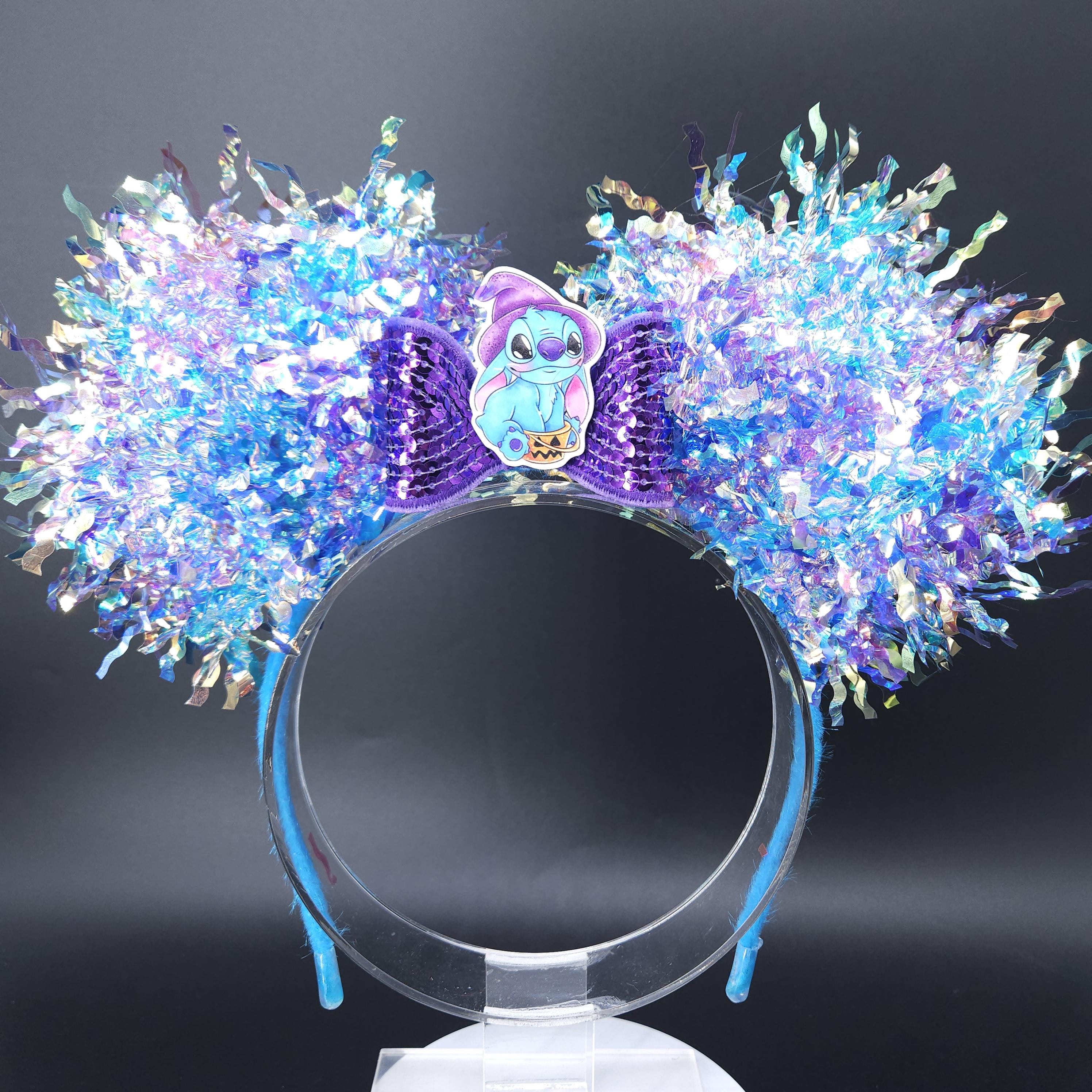 Stitch Halloween Mickey Ears: Light Up Mickey's Not So Scary Party Headband