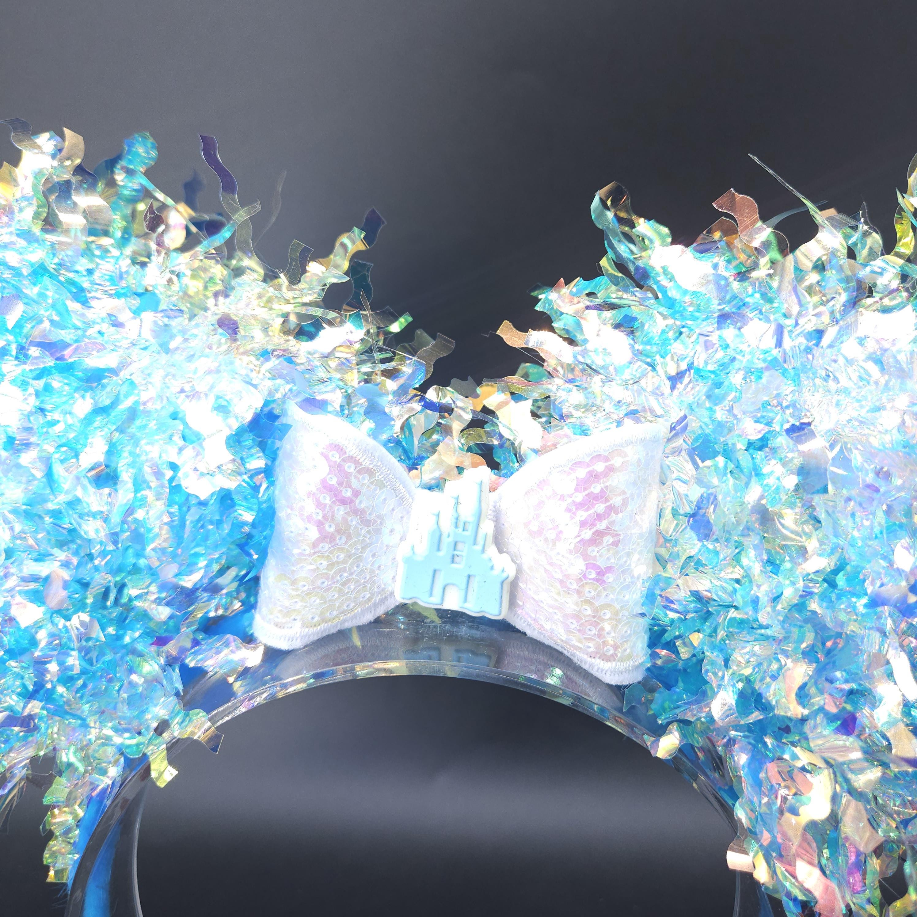 Blue Castle Mickey Ears: Light Up Princess DisneyBound Park Headband