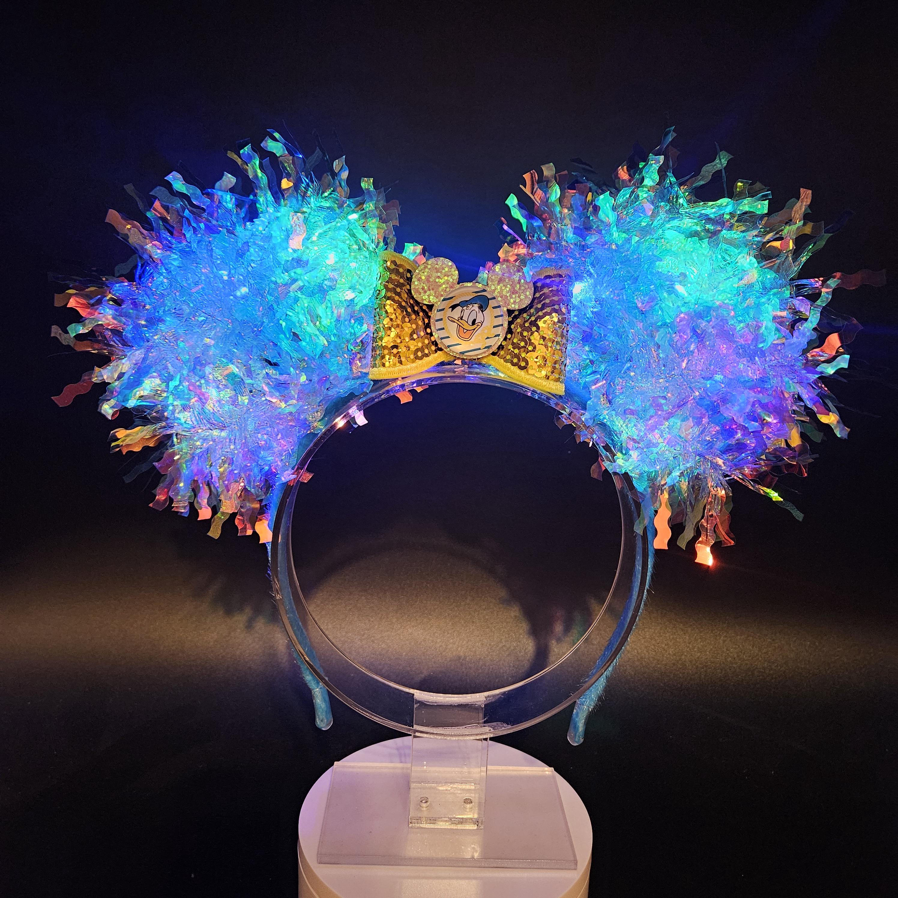 Donald Duck Ears: Light Up Mickey Headband Park Accessory