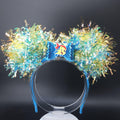 Pirate Flounder Ears: Light Up Iridescent Cruise Party Mouse Headband