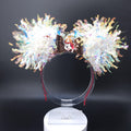 Pirate Mickey Ears: Light Up Iridescent Cruise Party Mouse Headband