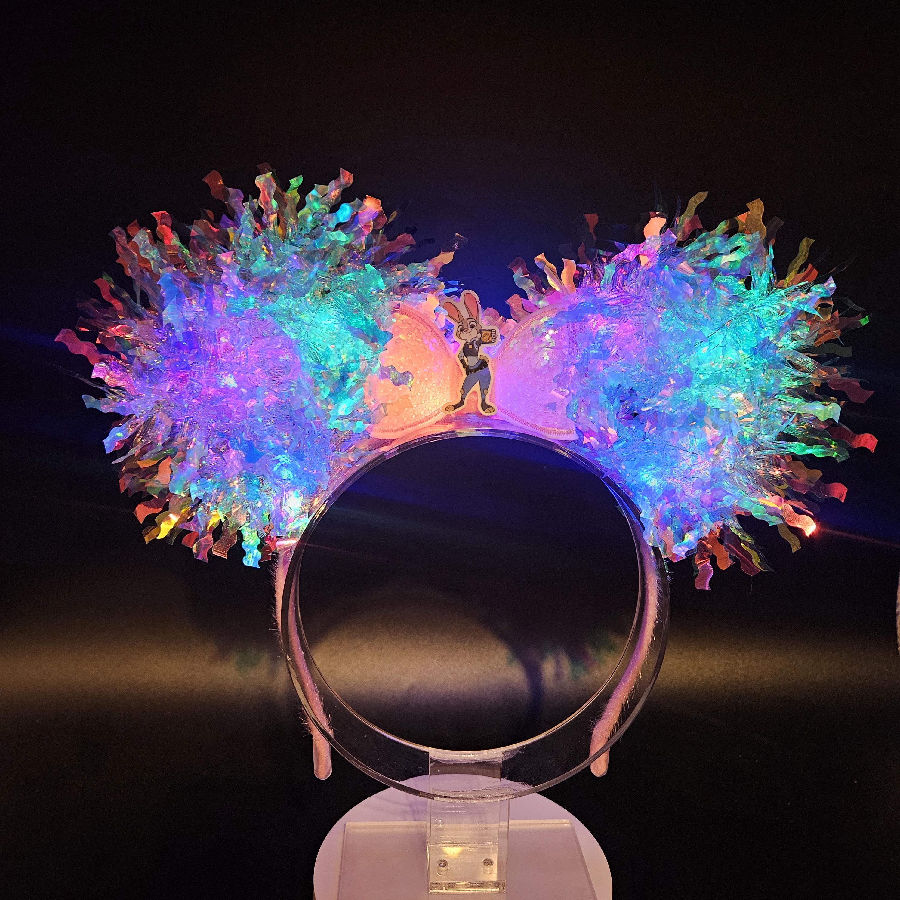 Judy Hopps Light Up Mouse Ears, Zootopia Disneybound Headband