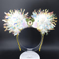 Tiana Mickey Ears: Light-Up Iridescent Frog Princess Park Headband
