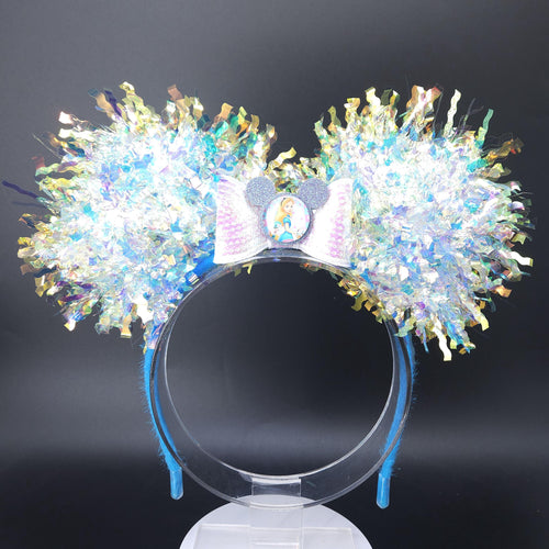 Alice in Wonderland Ears: Light Up Iridescent Mickey Headband