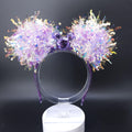 Purple Sequin Ears: Light Up Mickey Park Headband