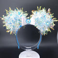 Olaf Ears: Light Up Mickey Snowman Iridescent Park Headband