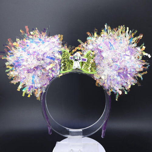 Light-Up Buzz Lightyear Ears - Iridescent Toy Story Costume Mickey Headband