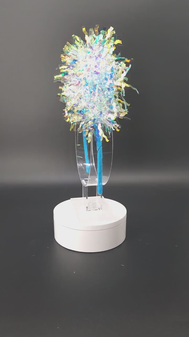 Mickey Ice Cream Bar Ears: Light Up Iridescent DisneyBound Snack Headband