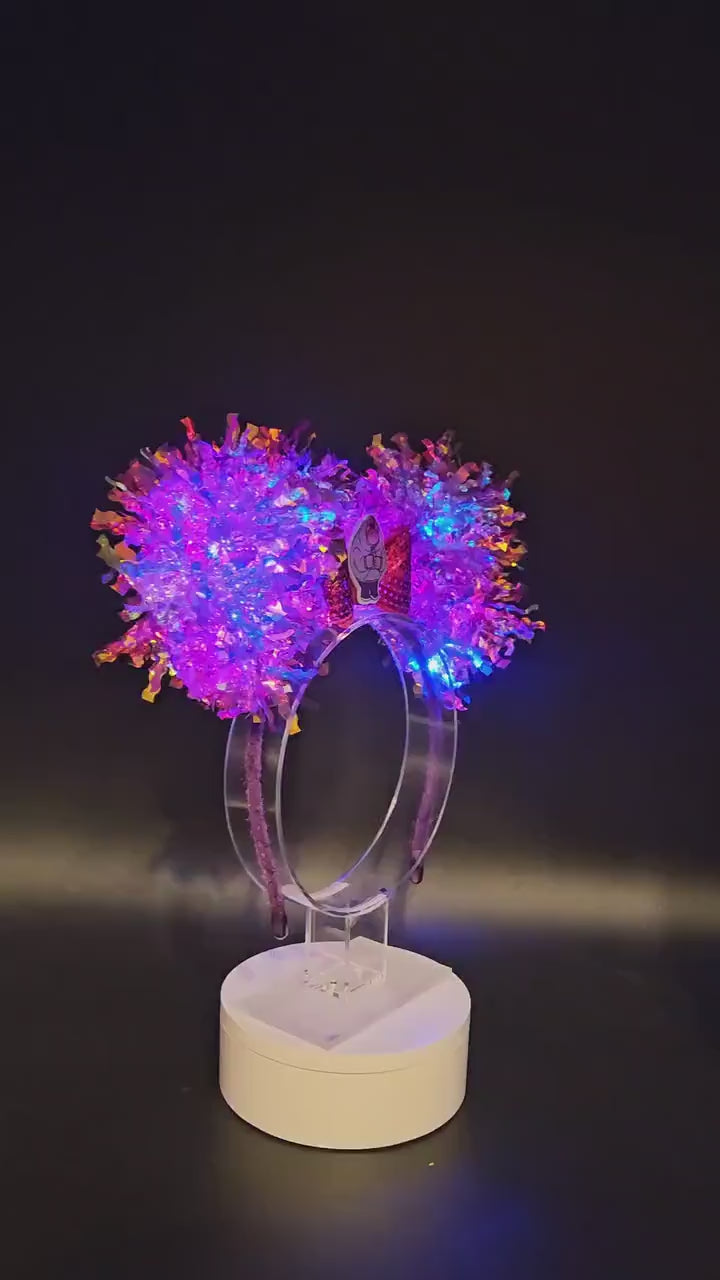 Embarrassment Mickey Ears: Light Up Inside Out Core Memory Park Headband