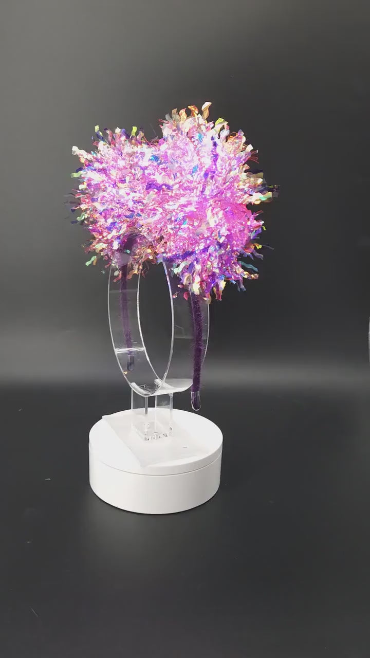 Figment Mickey Ears: Light Up Iridescent Park Headband