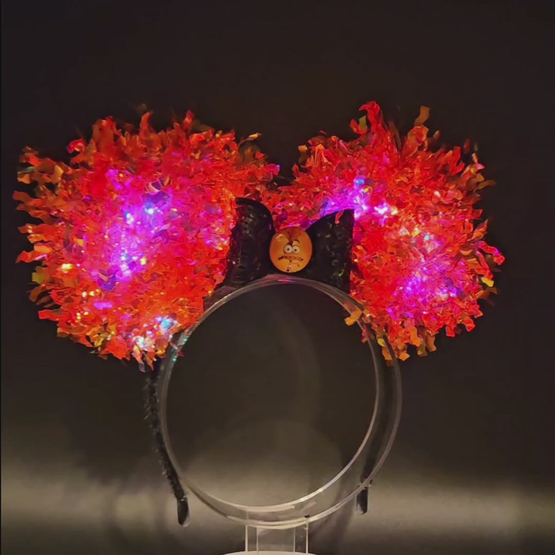 Anxiety Ears: Light Up Core Memory Inside Out Mickey Headband