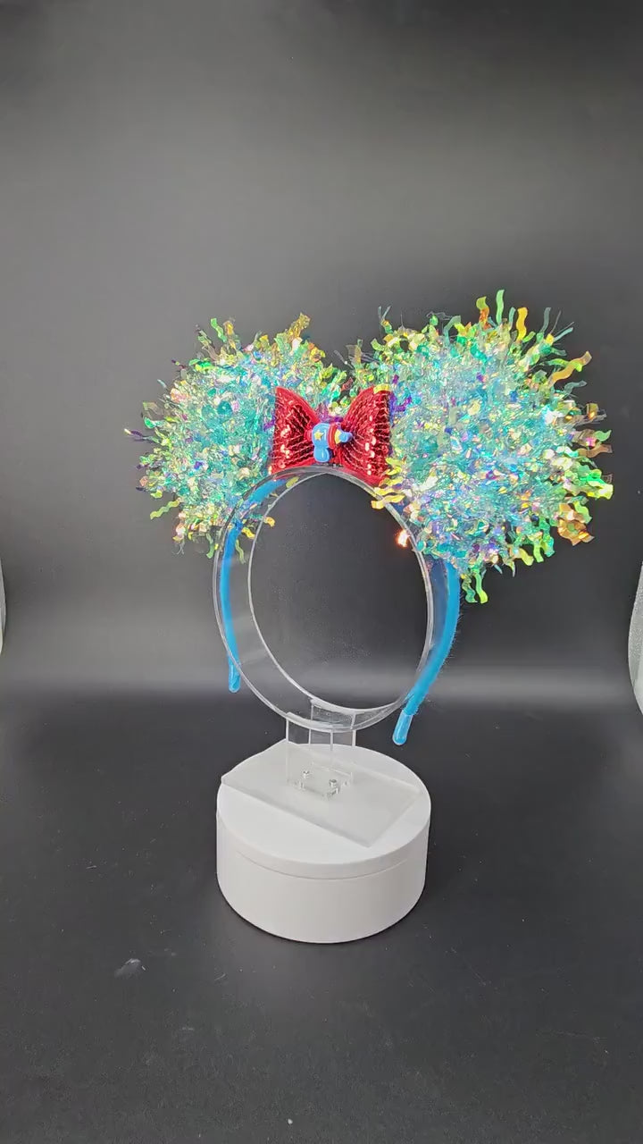 Space Ranger Ears: Light-Up Iridescent Toy Story Mickey Park Headband