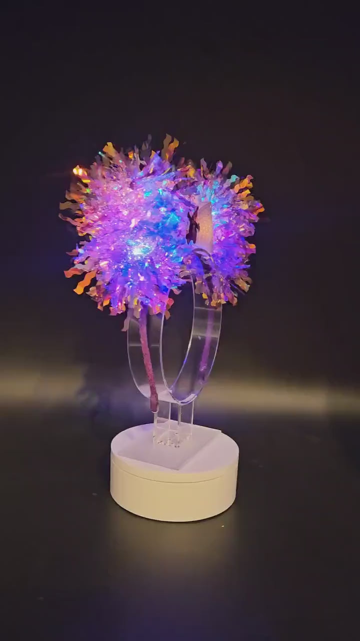 Bing Bong Mickey Ears: Light-Up Inside Out Ear Core Memory Iridescent Park Headband