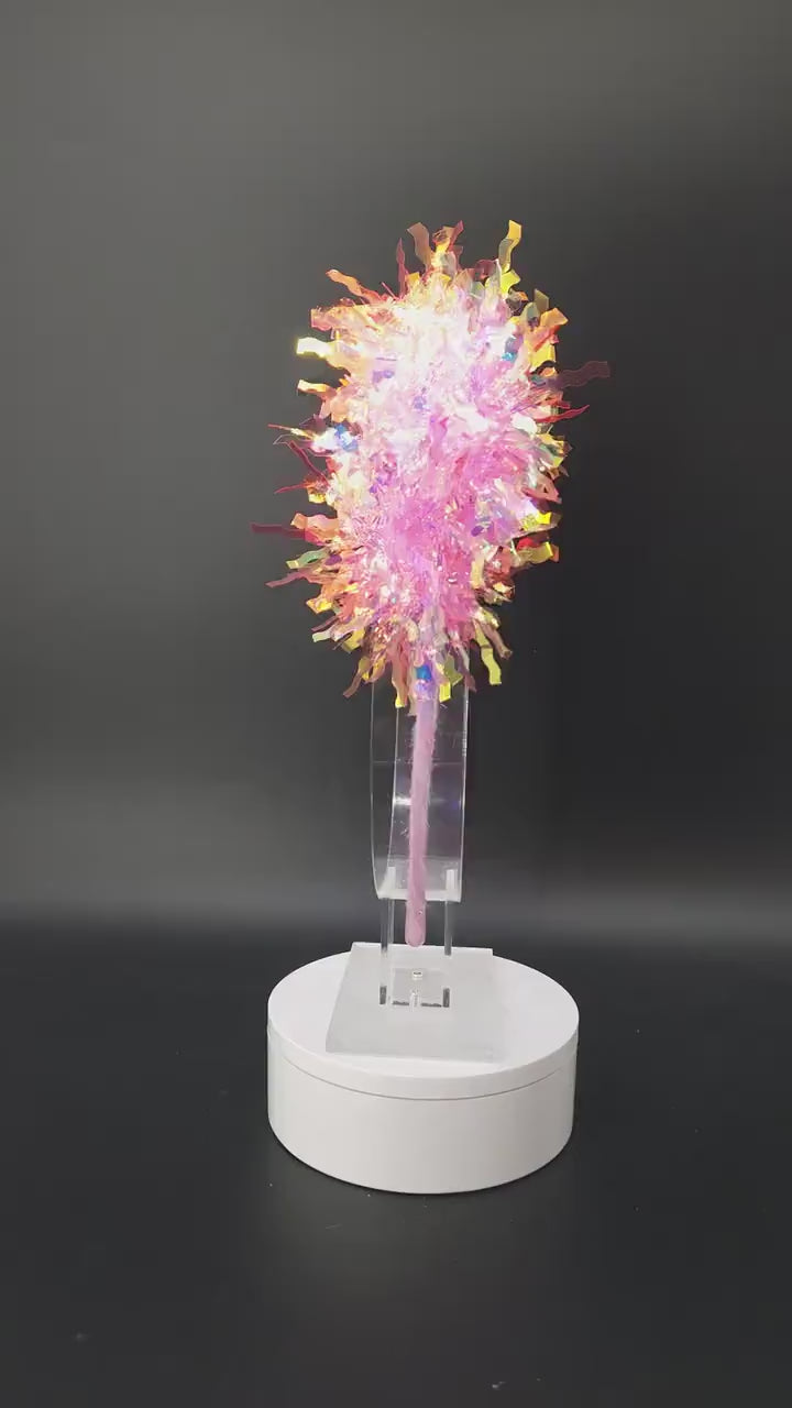 Pink Minnie Ears: Light Up Holographic Mickey Park Headband