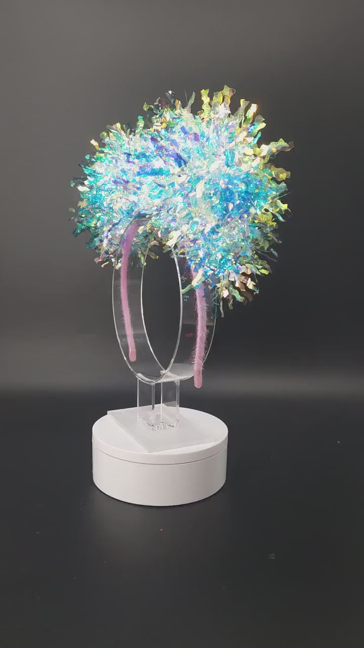 Cinderella Ears: Light Up Princess Iridescent Mickey Park Headband