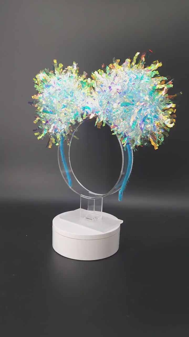 Alice in Wonderland Ears: Light Up Iridescent Mickey Headband