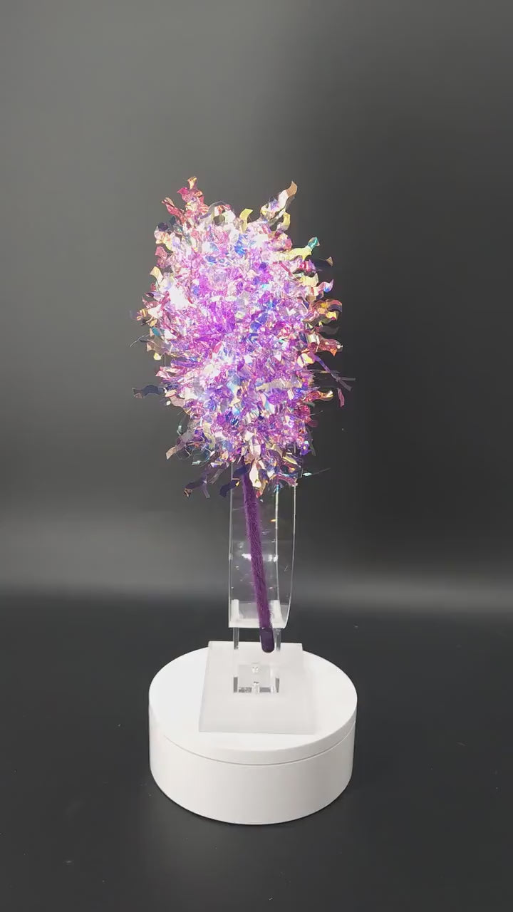 Light Up Pascal Mickey Ears: Purple Tangled Rapunzel Disneybound Headband